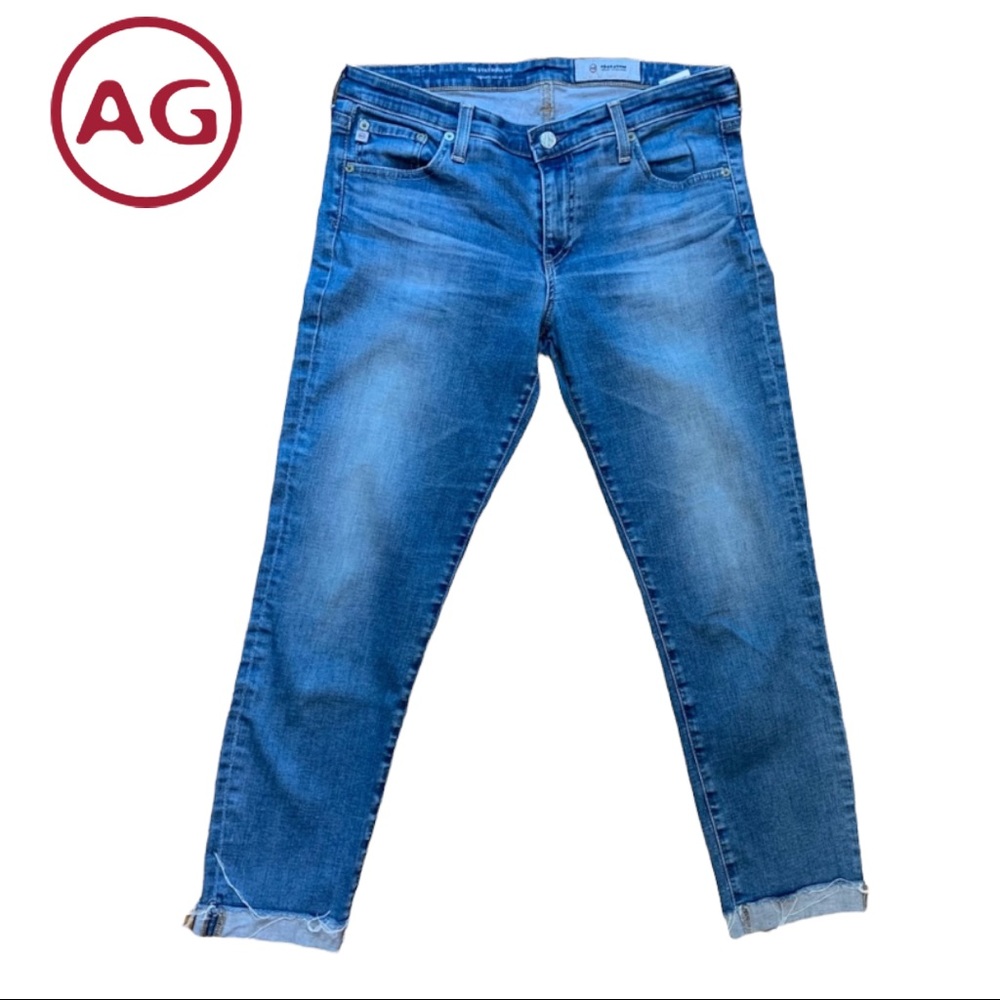 AG Adriano Goldschmied Blue Ankle Jeans